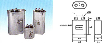 Electronic moč Capacitor